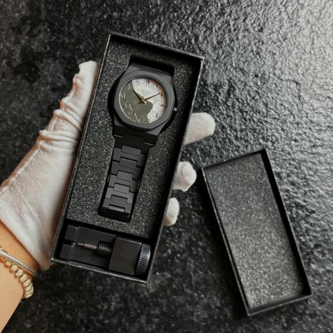 Montre Minute Pure full black